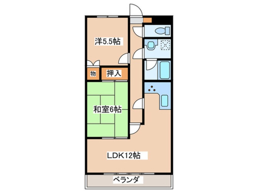 間取図 アルカンシェル橋本