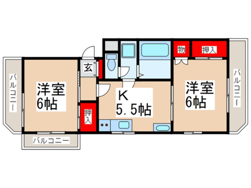 間取図 ランドハイム