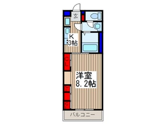 間取図 リブリ・ＹＫＢＡ北戸田