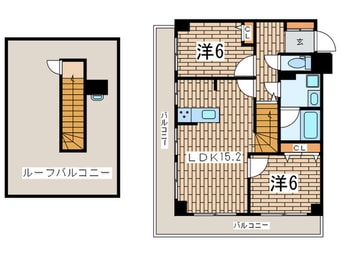 間取図 ﾘｭｸｽ湘南鎌倉ｵｰｼｬﾝﾋﾞｭｰ(302)