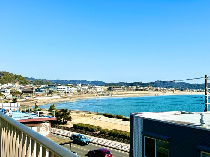 ベランダ・バルコニー ﾘｭｸｽ湘南鎌倉ｵｰｼｬﾝﾋﾞｭｰ(302)