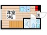 ＳｕｎＬｏｔｕｓ葛西 1Rの間取り