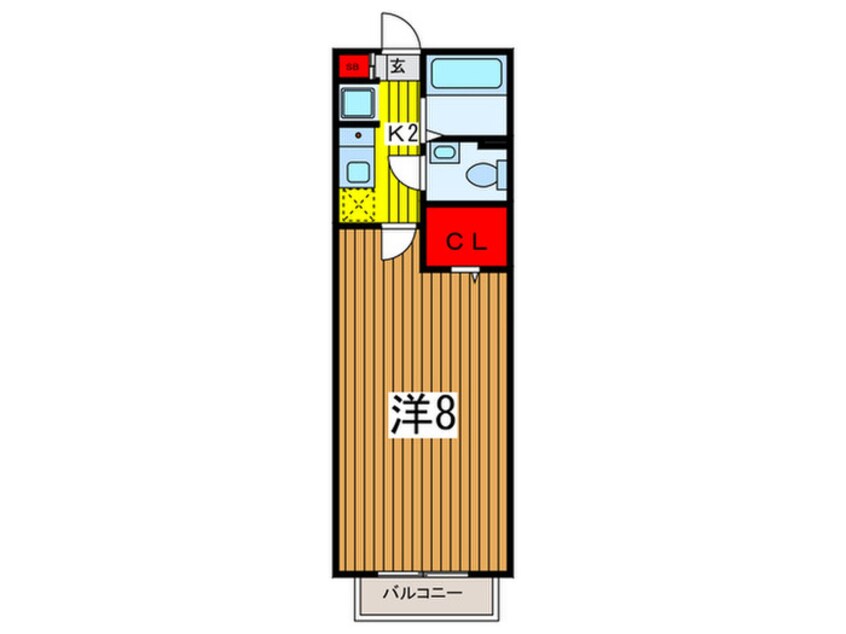 間取図 カーサソレアード