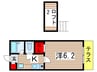 フェリーチェ 1Kの間取り