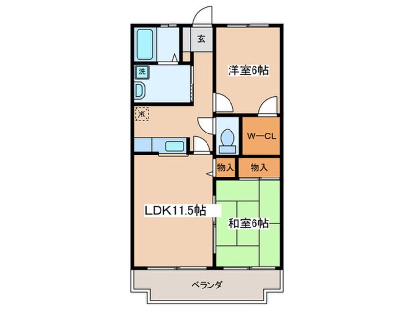 間取図 ポンデュ－グラン