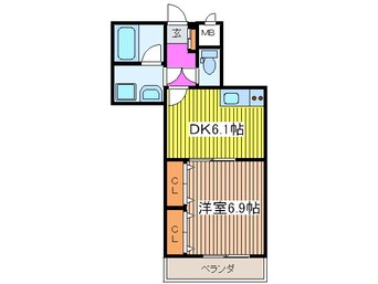 間取図 ビオス下連雀