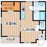 メゾン・ド・ソレイユ 1LDKの間取り