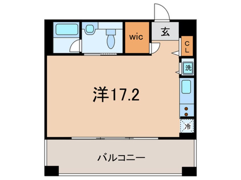 間取図 レジデンスシャルマン月島