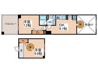 間取図 レジデンスシャルマン月島