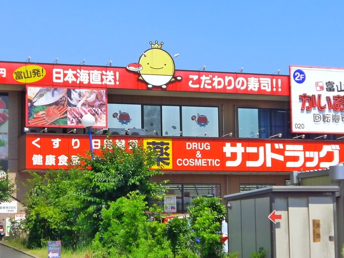 サンドラック(ドラッグストア)まで350m リブリ・千葉公園