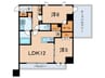 シーズンフラッツ新大塚 2LDKの間取り