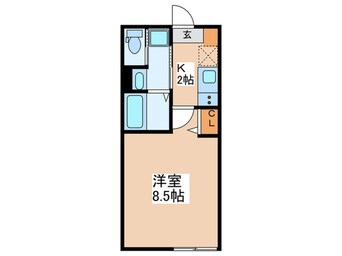 間取図 仮)ベイルーム長津田フロント