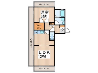 間取図 ブルースカイ浜田山