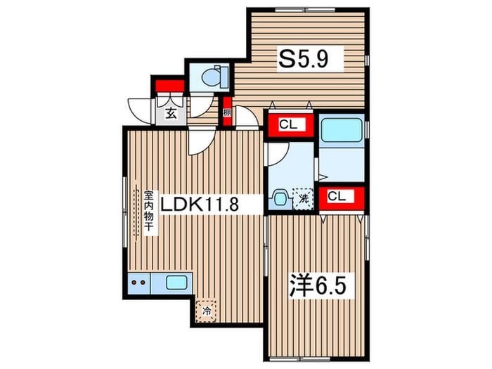 間取り図 サンライズ北小岩