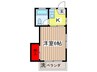レジデンス．アシムラ 1Kの間取り