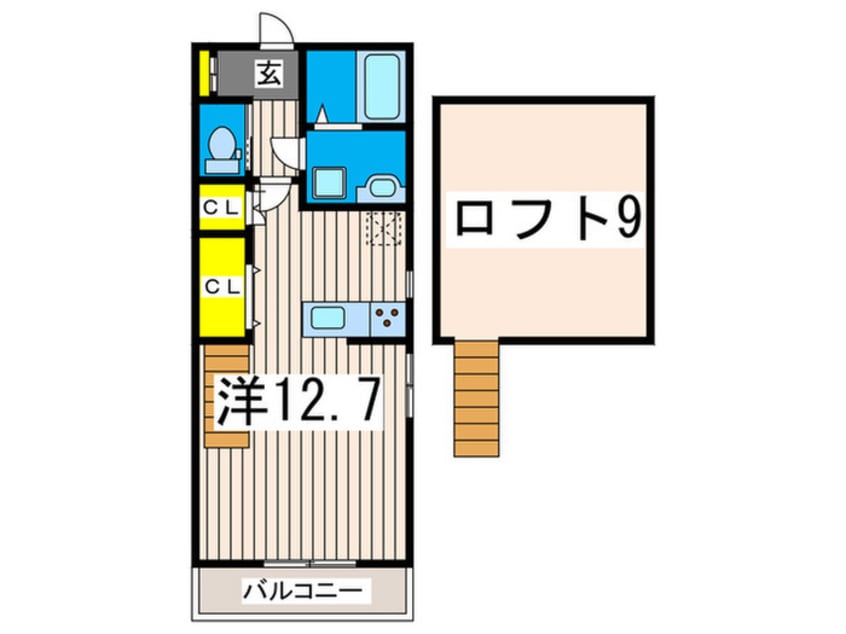 間取図 シュロス・ロゼ
