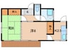 辻堂元町3丁目貸家 2Kの間取り