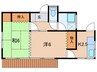 辻堂元町3丁目貸家 2Kの間取り
