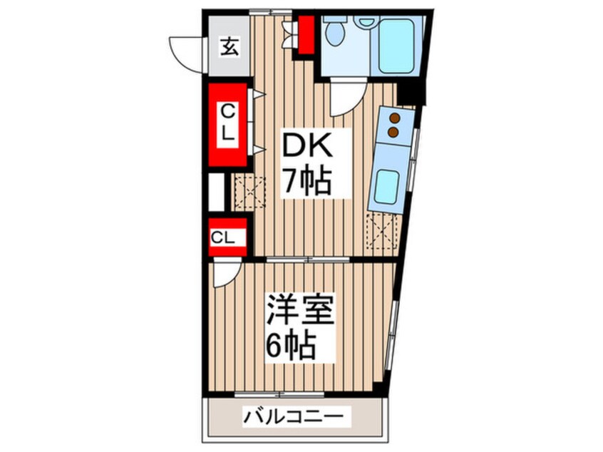 間取図 シャンバラ三郷