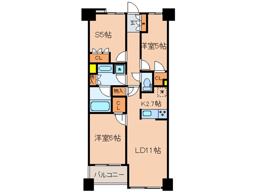 間取図 レジディア日本橋馬喰町