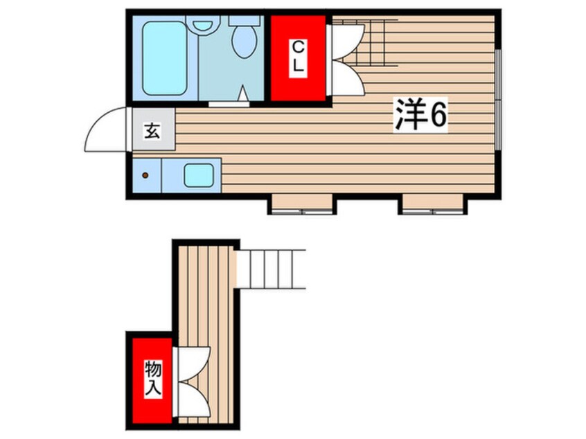 間取図 サンハイム大巌寺