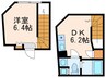 HJ PLACE 初台南 1DKの間取り