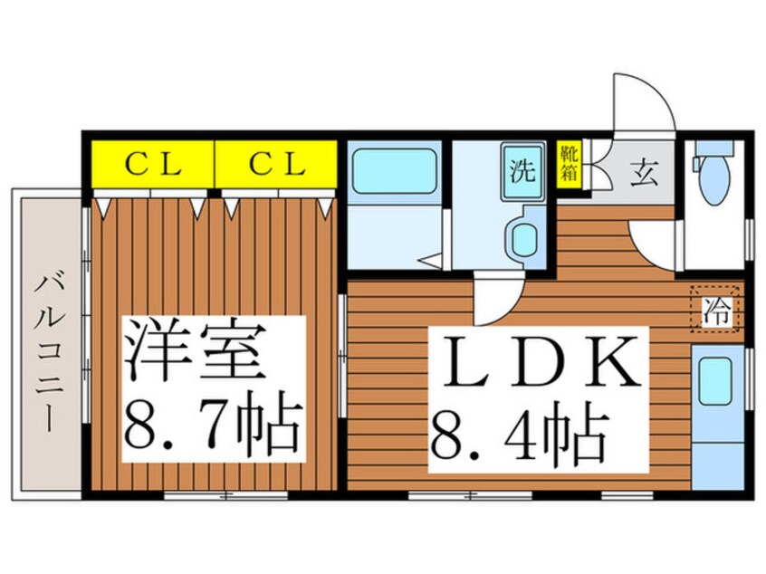 間取図 グリーンハイツ鷺宮