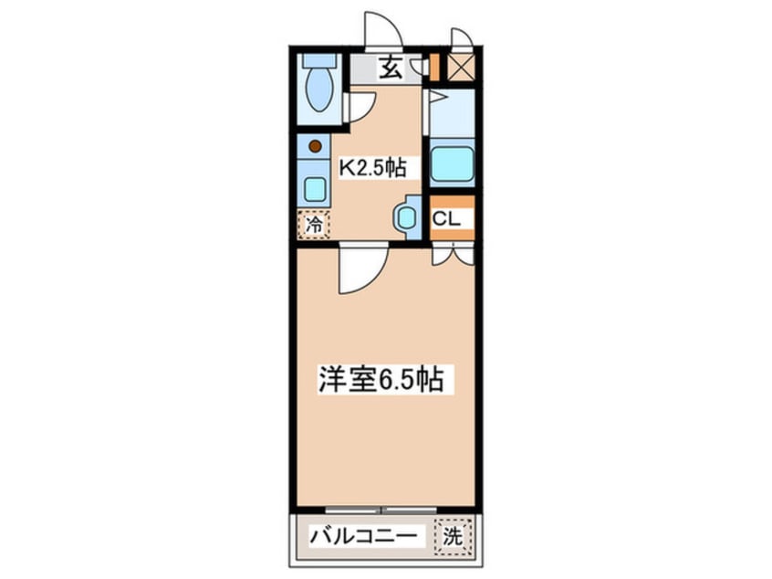 間取図 ミケル白百合Ⅱ