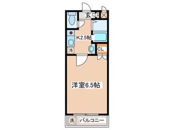 間取図 ミケル白百合Ⅱ