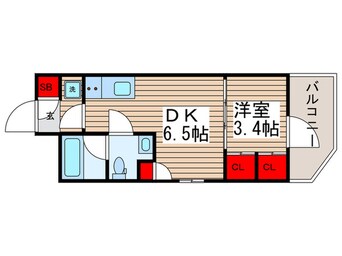 間取図 レジディア門前仲町プレイス