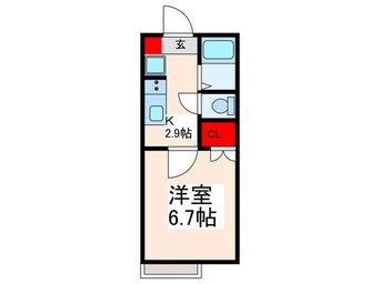 間取図 ＨＯＫＵＳＡＩ３４５