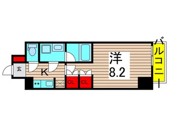 間取図 COCO－CHILL　KAMEARI