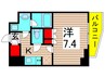 アーバンパーク亀有 1Kの間取り