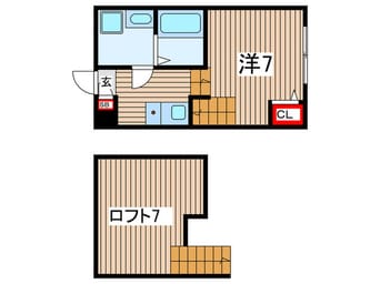 間取図 bleu aile