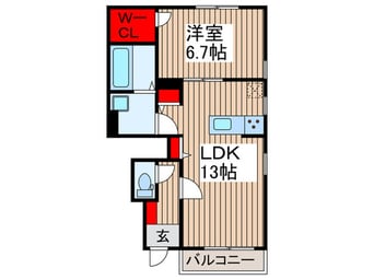間取図 フォレストメゾン北上尾E棟