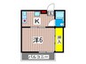 エクセレントハイムタカトリ 1Kの間取り