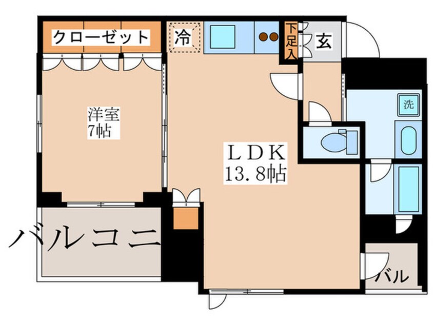 間取図 レジディア勝どき