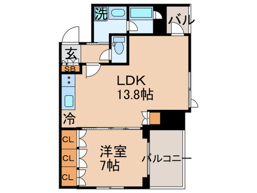 間取図 レジディア勝どき