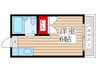 アゼリアＮＯ.1 1Rの間取り