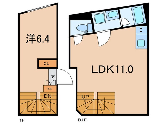 間取り図 ＨＪ　ＰＬＡＣＥ　下北沢