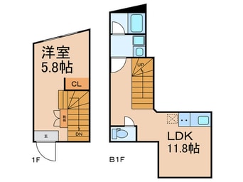 間取図 ＨＪ　ＰＬＡＣＥ　下北沢