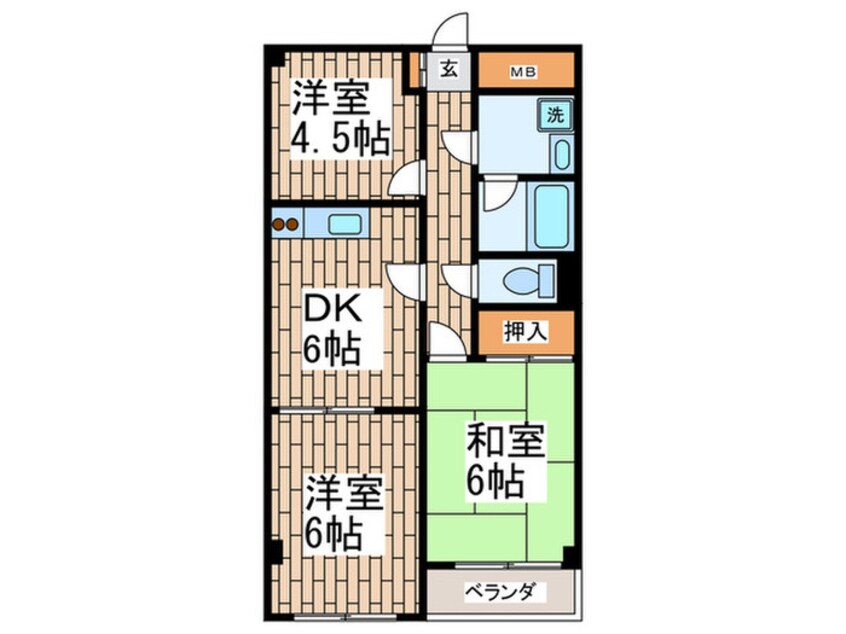 間取図 ペーブメント久が原