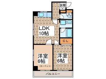 間取図 コスモハイツ山王