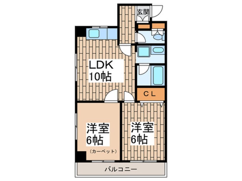 間取図 コスモハイツ山王