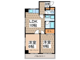 間取図 コスモハイツ山王