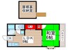バ－ドピア秋津２号館 1LDKの間取り