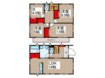 間取図 Kolet岩槻宮町＃02