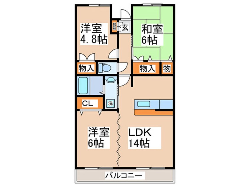 間取図 フラット大観