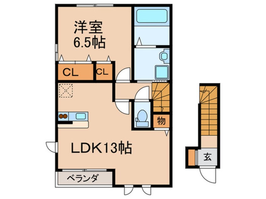 間取図 アージョ１