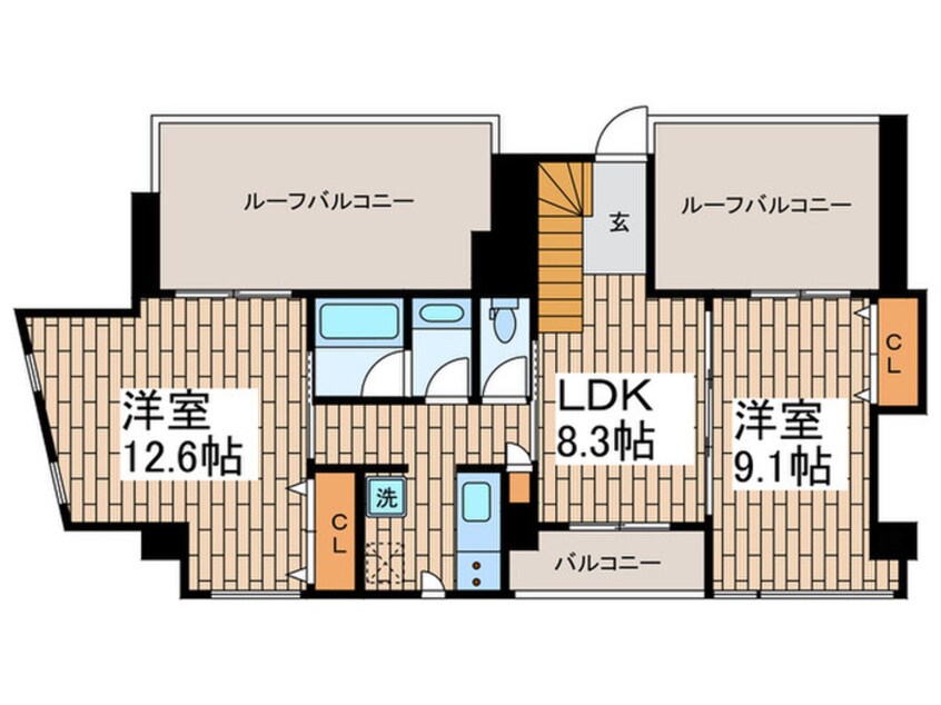 間取図 コンフォリア大森町